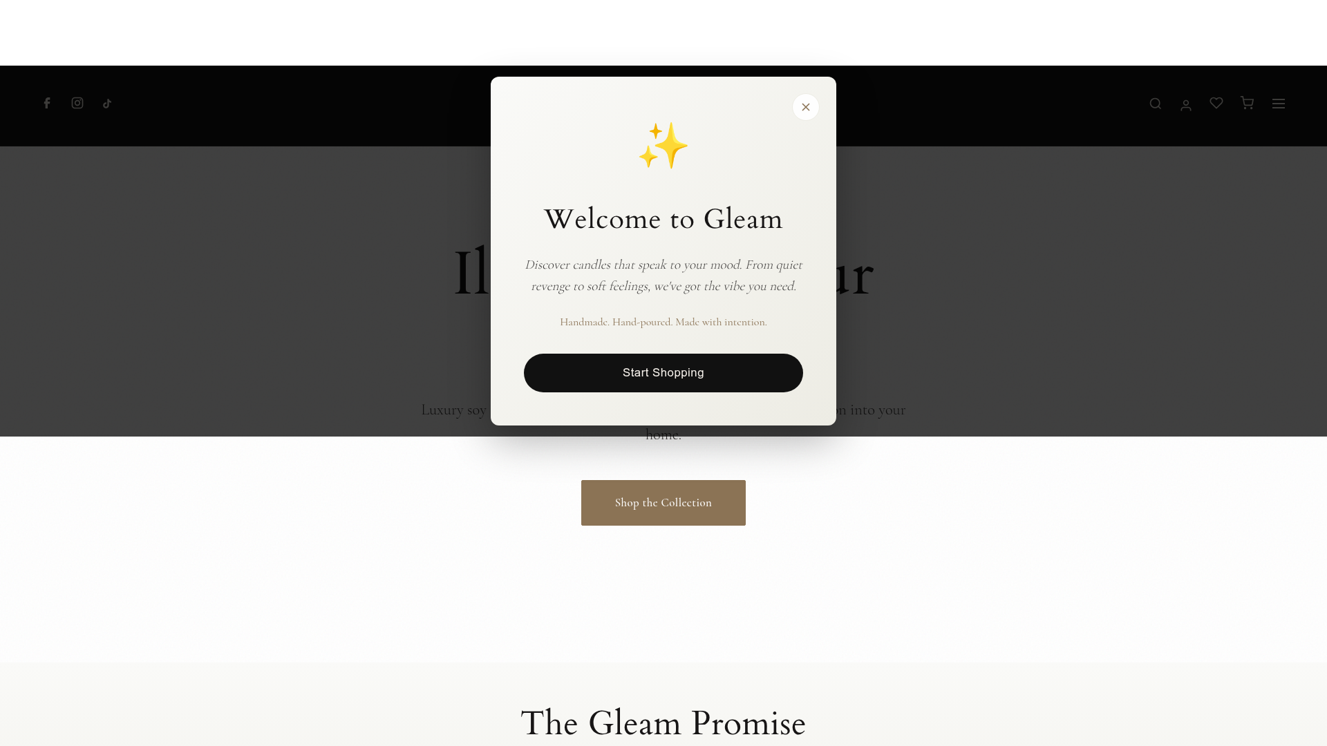 Gleam — Corporate Website preview