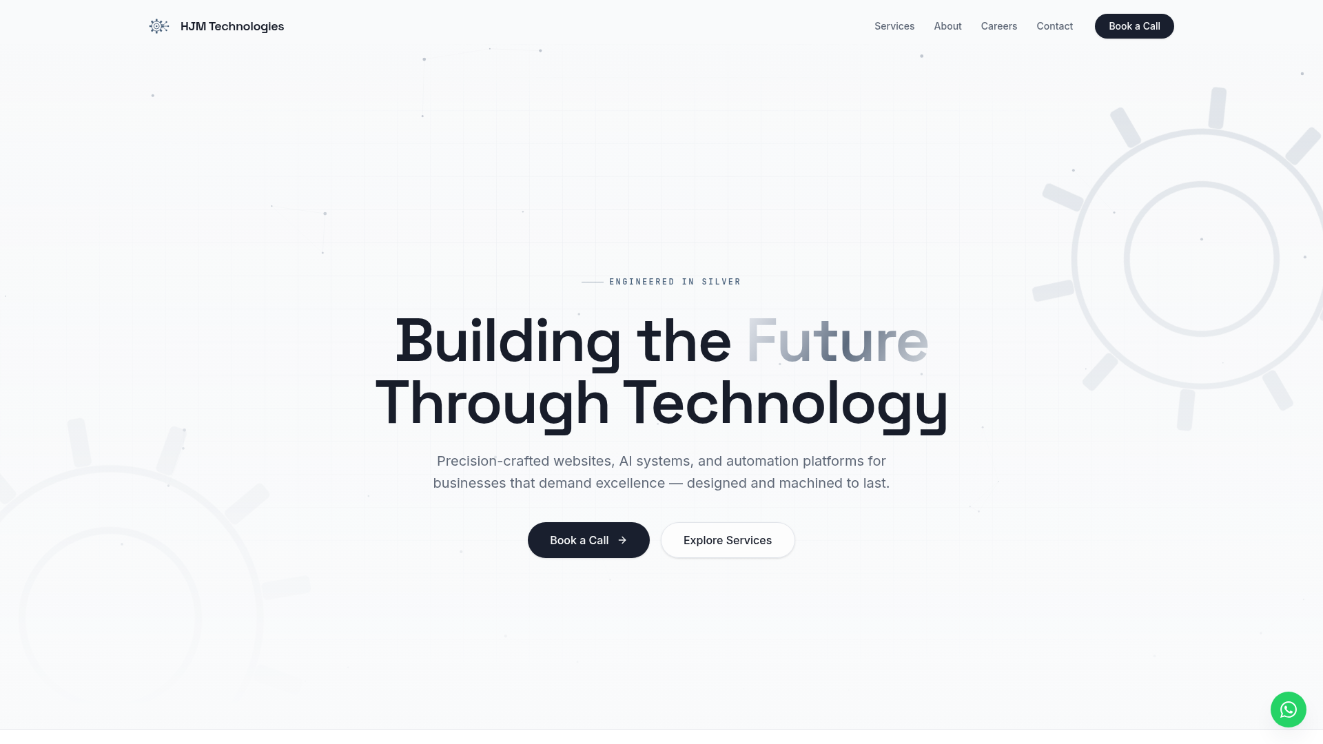 HJM Technologies — Corporate Website preview