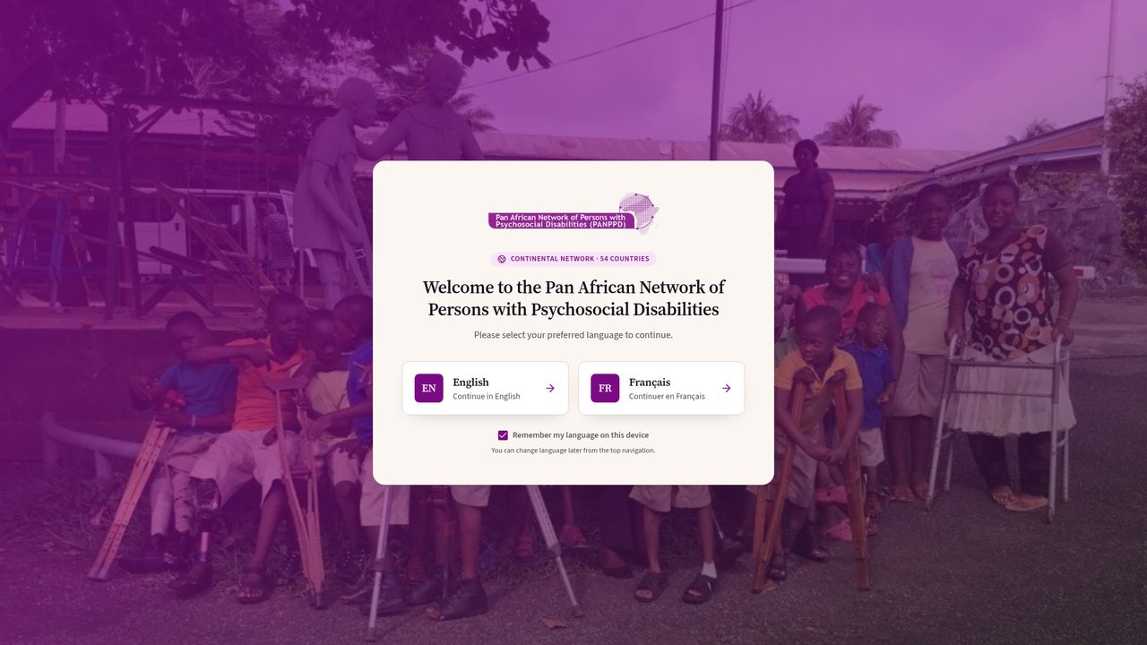 PANPPD — Non-Profit Organisation preview