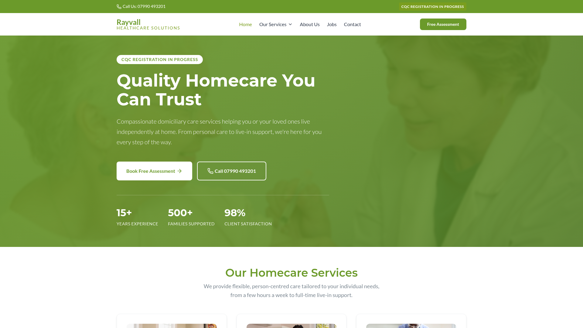 Rayvall Care — Healthcare preview