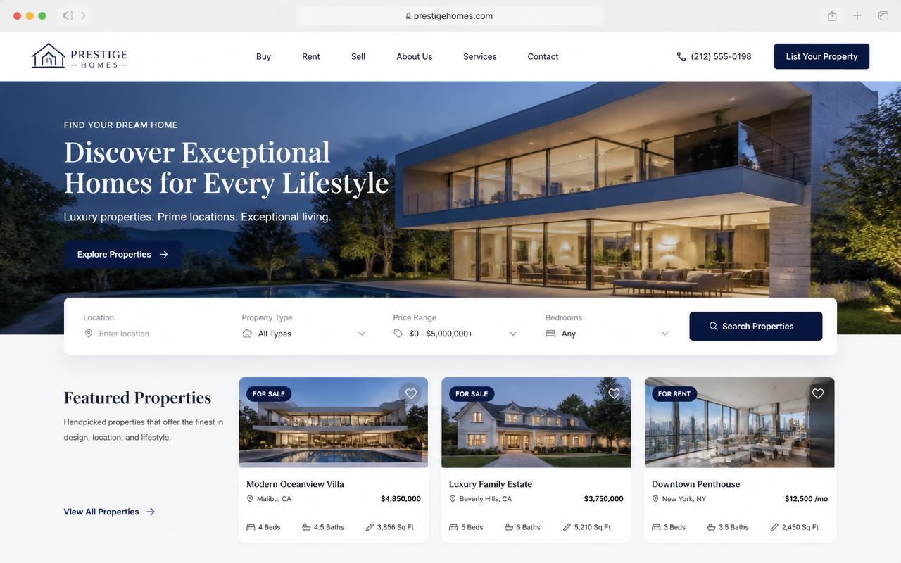 Realty World — Real Estate preview