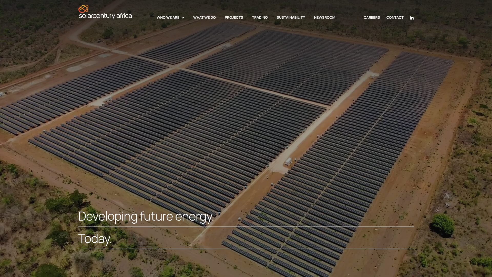 Solarcentury Africa — Corporate Website preview